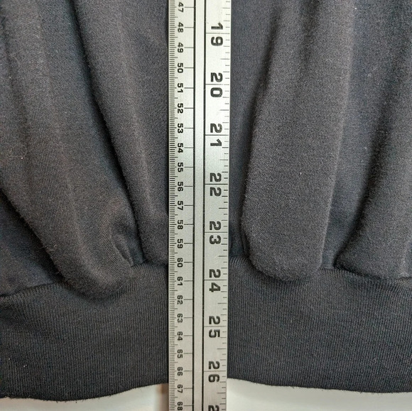 Vintage Donna Toran Black Studded Fringe Shoulder Sweater Women  XL - Picture 6 of 9